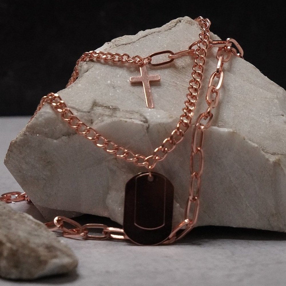 Rose Gold Layered Necklace
